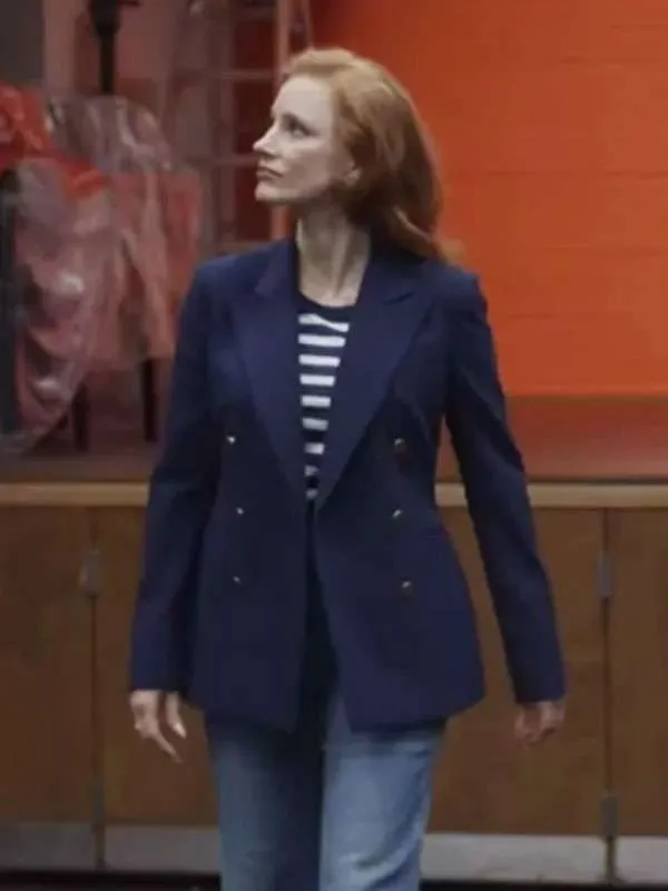 Jessica Chastain Dreams 2026 Blue Blazer