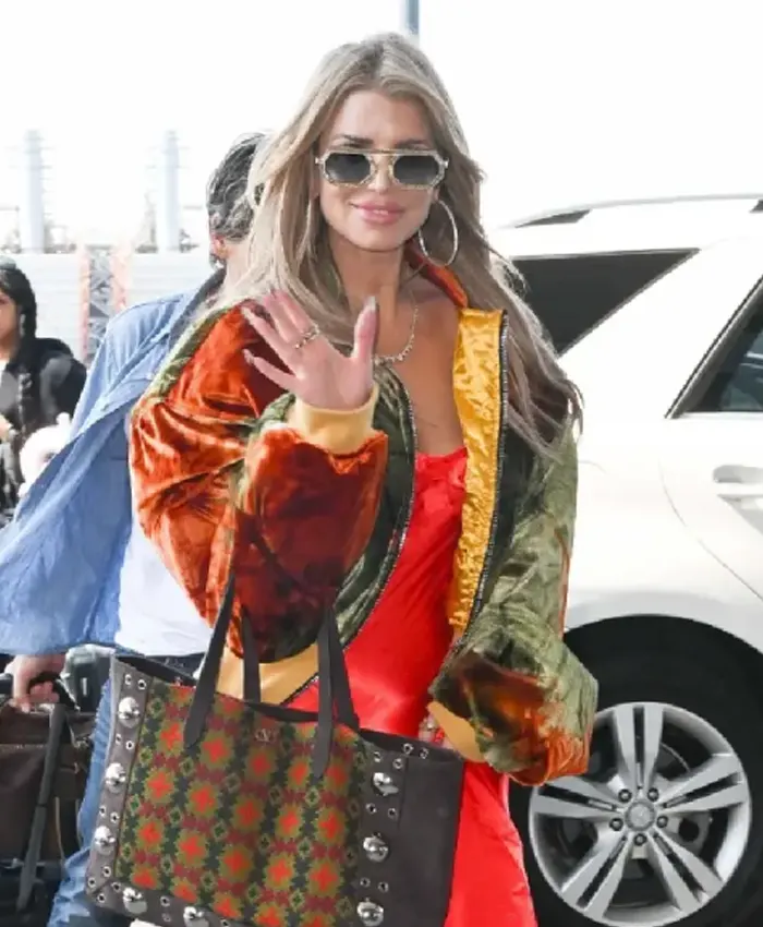 Jessica Simpson JFK Airport 2025 Jacket