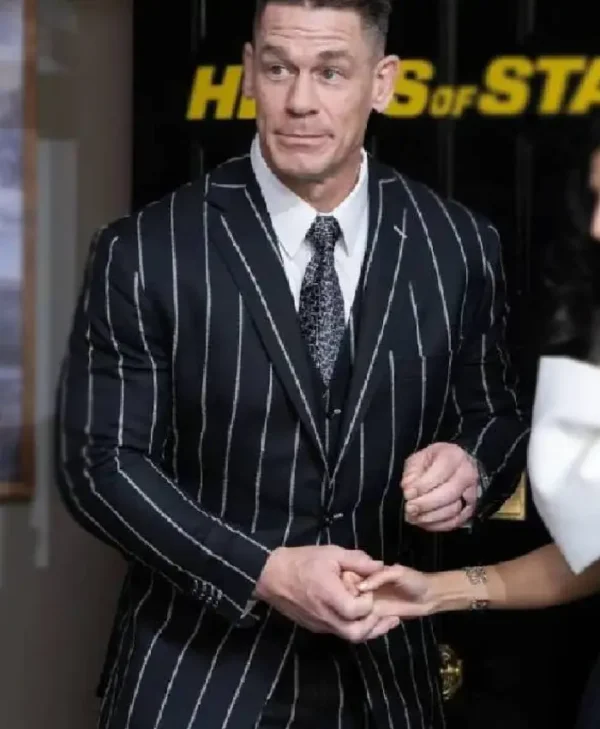 John Cena Striped Blazer