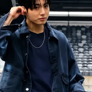 Jungkook Arirang Blue Denim Jacket