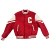 Justin Jefferson Arrival Red Celine Jackson Teddy Jacket
