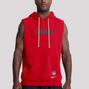 Kansas City Chiefs 2026 Sideline Sleeveless Hoodie