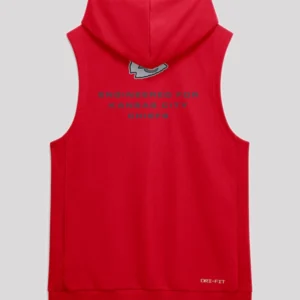 Kansas City Chiefs 2026 Sideline Sleeveless Hoodie For Sale