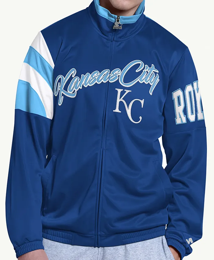 Kansas City Royals Heritage Blue Track Jacket