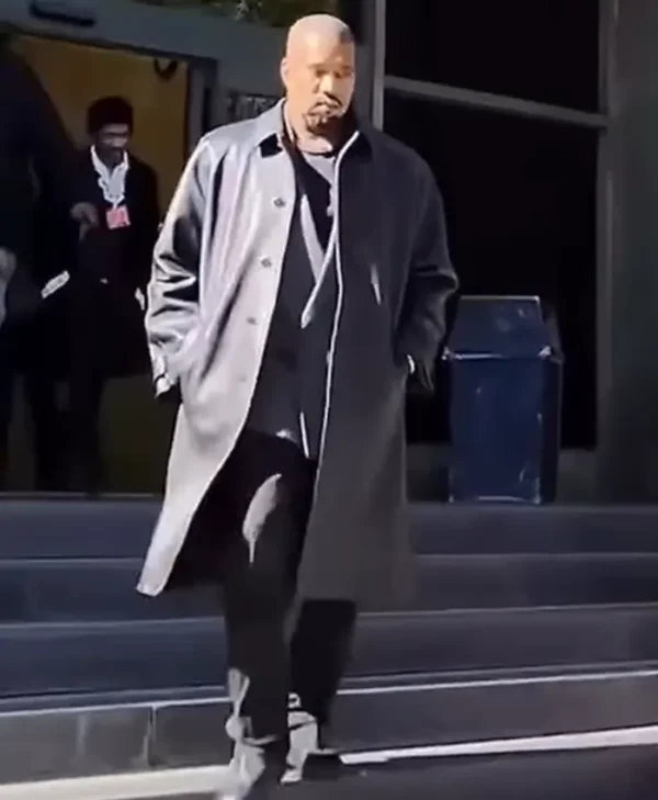 Kanye West Leather Coat