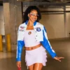 Kelsey Mitchell Fever vs Liberty Cropped Leather Jacket