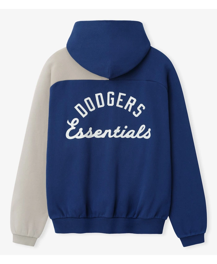 LA Dodgers Fear of God x MLB Half-Zip Raglan Hoodie