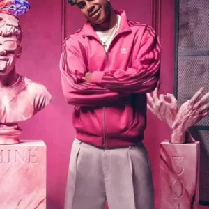 Lamine Yamal Adidas Pink Track Jacket For Sale