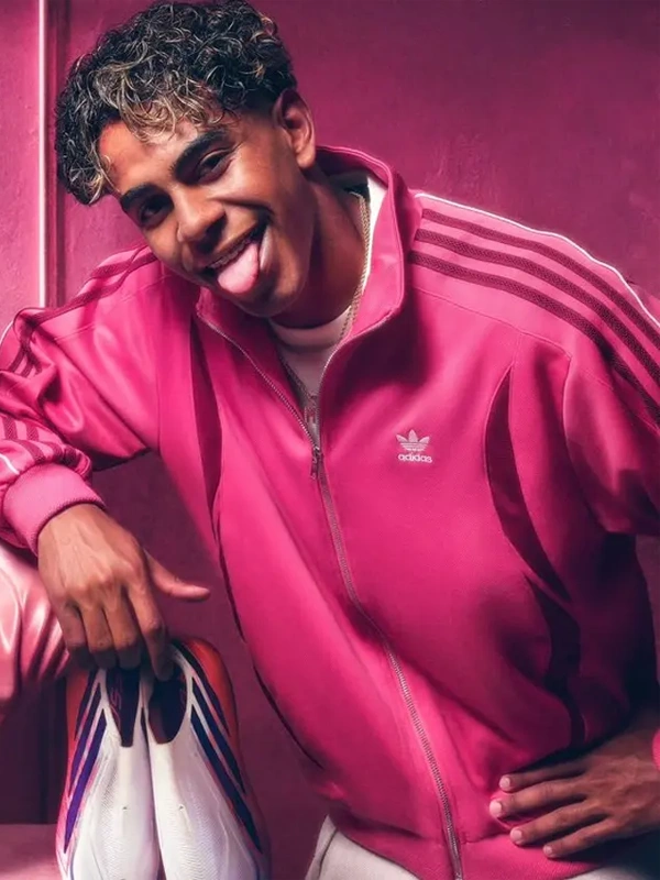 Lamine Yamal Adidas Pink Track Jacket