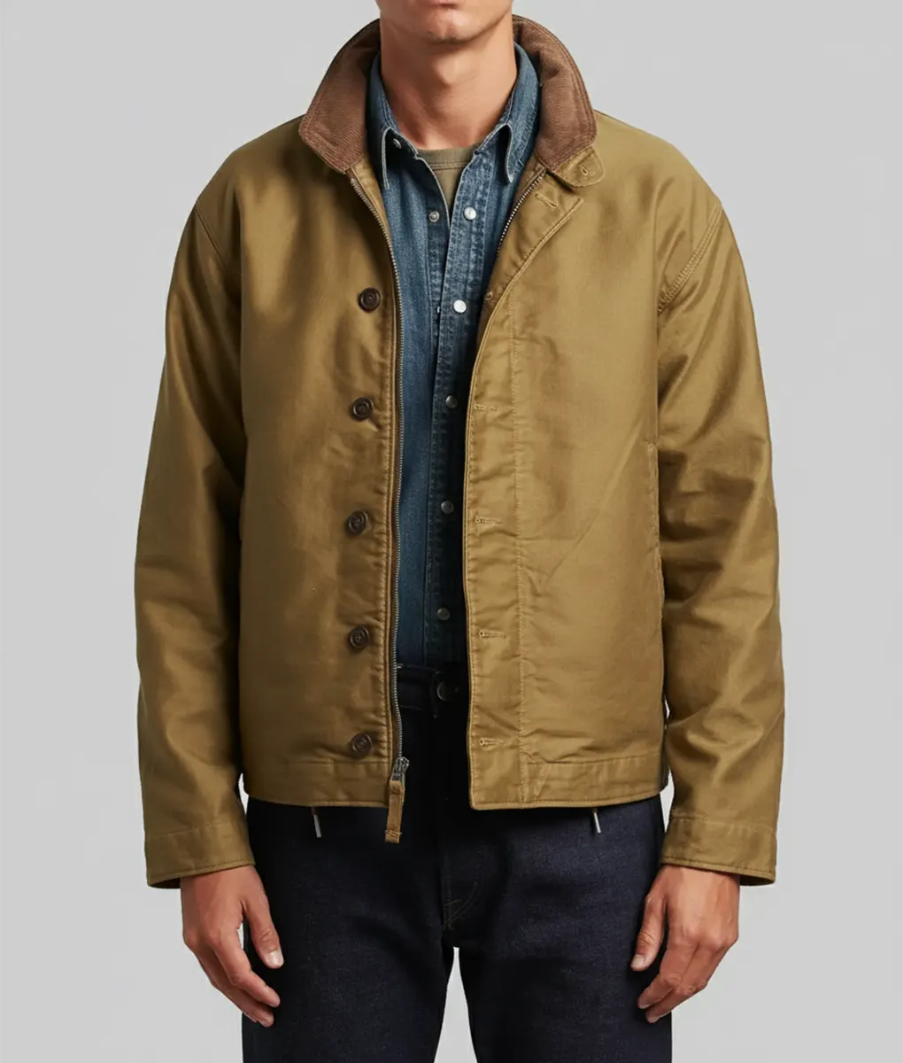Lanterns Kyle Chandler Brown Cotton Jacket