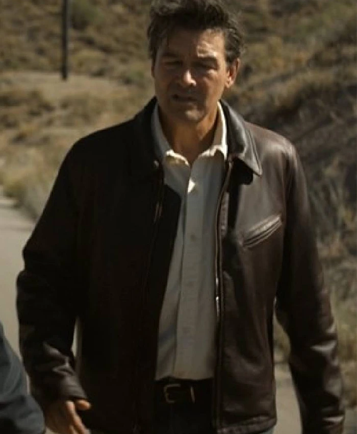Lanterns S01 Kyle Chandler Brown Leather Bomber Jacket
