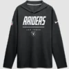 Las Vegas Raiders 2026 Sideline Long Sleeve Hooded T-Shirt