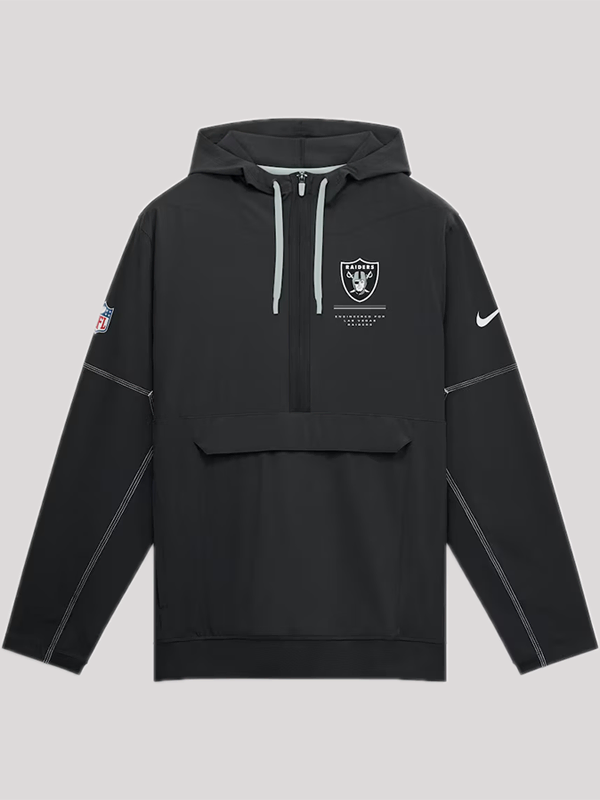 Las Vegas Raiders Half Zip Jacket