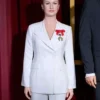 Leonor Princess of Asturias White Suit