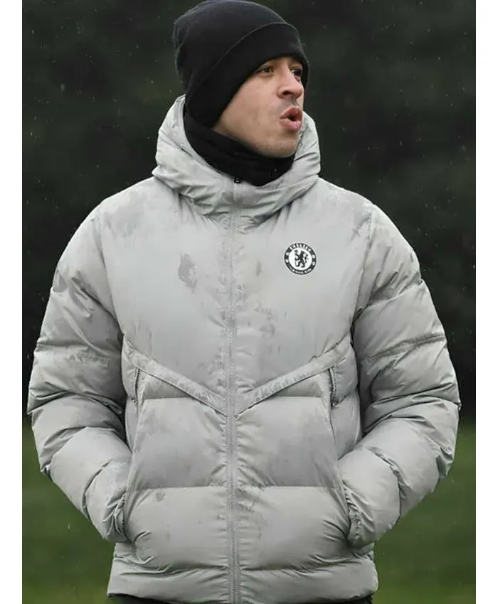 Liam Rosenior Grey Puffer Jacket