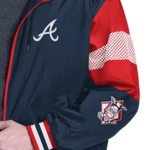 Navy Red Sports Jacket