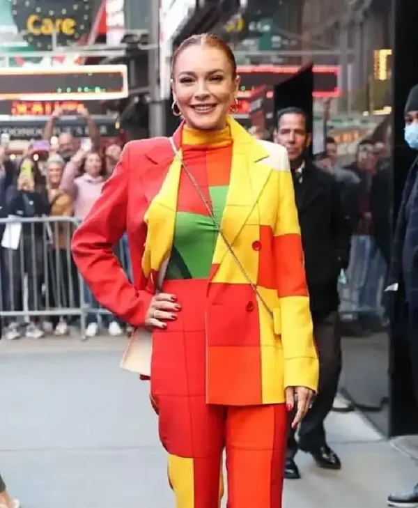 Lindsay Lohan Blazer Coat