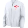 Liv Morgan White Bomber Jacket