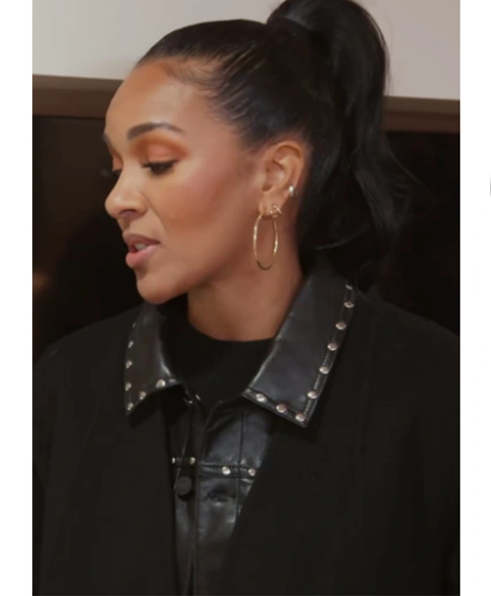 Lizzie Mathis Studded Leather Jacket