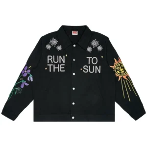 Lollapalooza Run To The Sun Black Workwear Jacket
