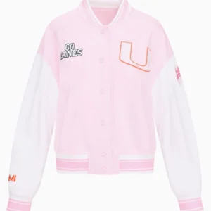 LoveShackFancy Miami College Varsity Jacket