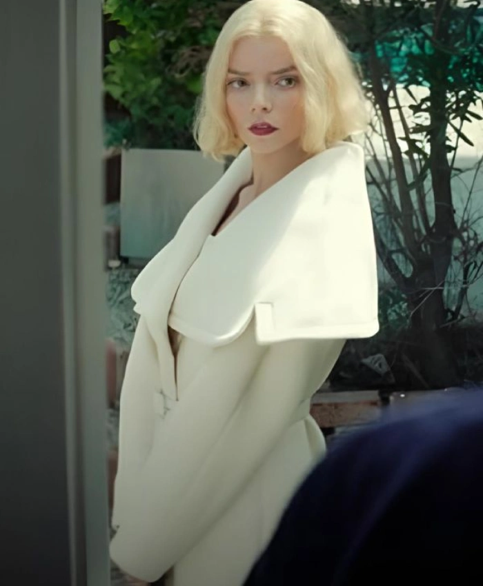 Lucky S01 Anya Taylor-Joy White Coat Shop Now