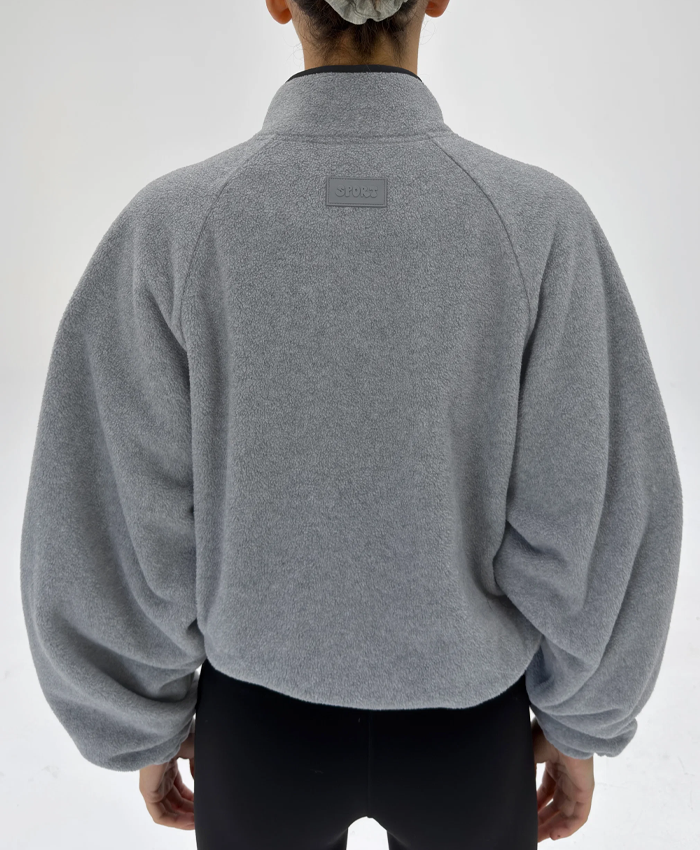 MR Winston Grey Polar Fleece Jacket