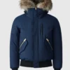 Mackage Men’s Dixon Down Bomber Jacket With Hooded Fur