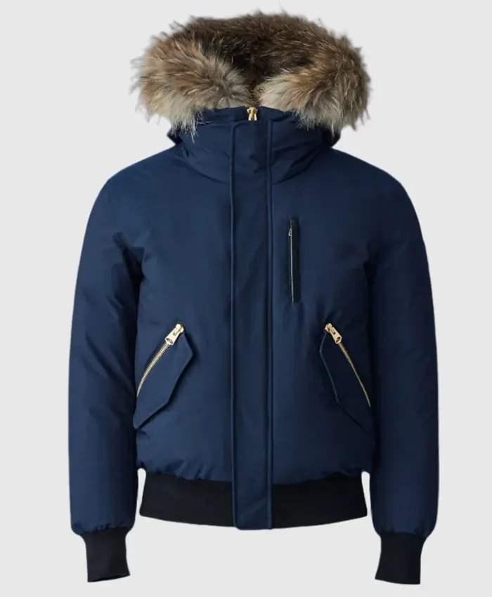 Mackage Men’s Dixon Down Bomber Jacket With Hooded Fur