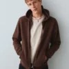 Malcolm Todd Gap brown Hoodie