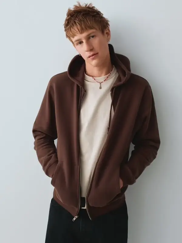 Malcolm Todd Gap brown Hoodie