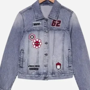 Marvel Spider-Man Embroidered Patches Jacket