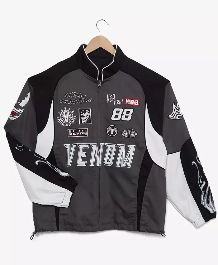 Marvel Venom Moto Biker Jacket