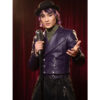 Max Hatter Descendants Wicked Wonderland Purple Leather Jacket