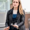 Melissa Roxburgh Leather Jacket