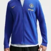 Men’s Chelsea Nike Strike Dri-FIT Blue Track Jacket