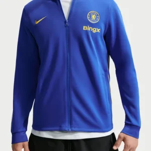 Men’s Chelsea Nike Strike Dri-FIT Blue Track Jacket