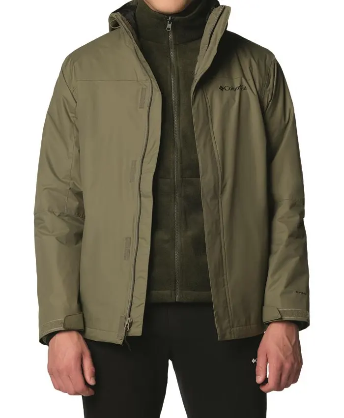 Men’s Columbia Tunnel Falls II green Interchange Jacket