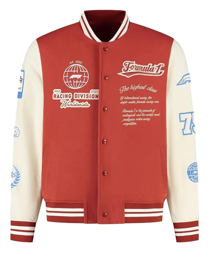 Men’s F1 Heritage Varsity Red Jacket