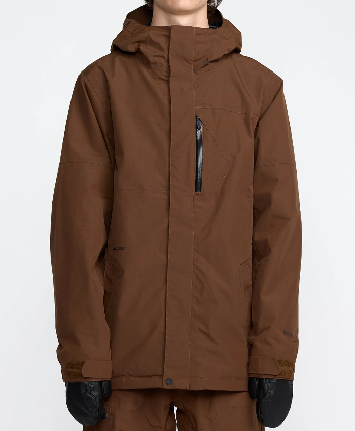 Men’s Volcom Brown Gore-Tex Hooded Jacket