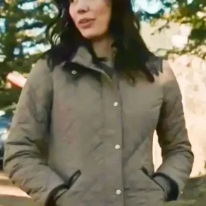 Michaela Conlin Grey Quilted Jacket