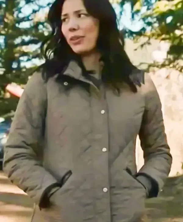 Michaela Conlin Grey Quilted Jacket