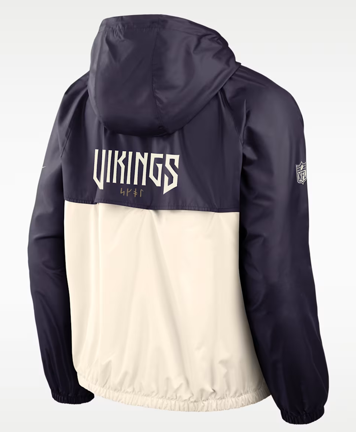 Minnesota Vikings Nike Rivalries Hooded Windrunner Jacket Shop Now