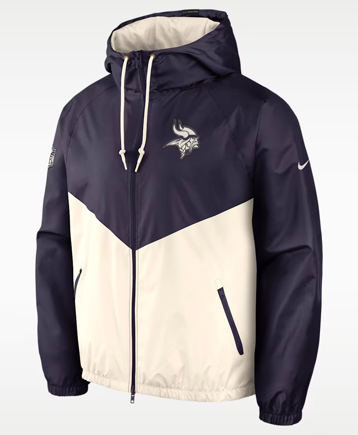 Minnesota Vikings Nike Rivalries Hooded Windrunner Jacket