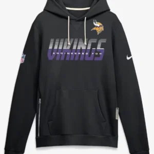 Minnesota Vikings Nike Sideline Black Hoodie