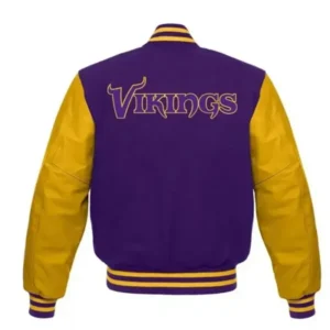 Minnesota Vikings Purple Varsity Jackett