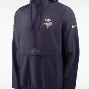 Minnesota Vikings Rivalries Sideline Nike Hooded Anorak Jacket