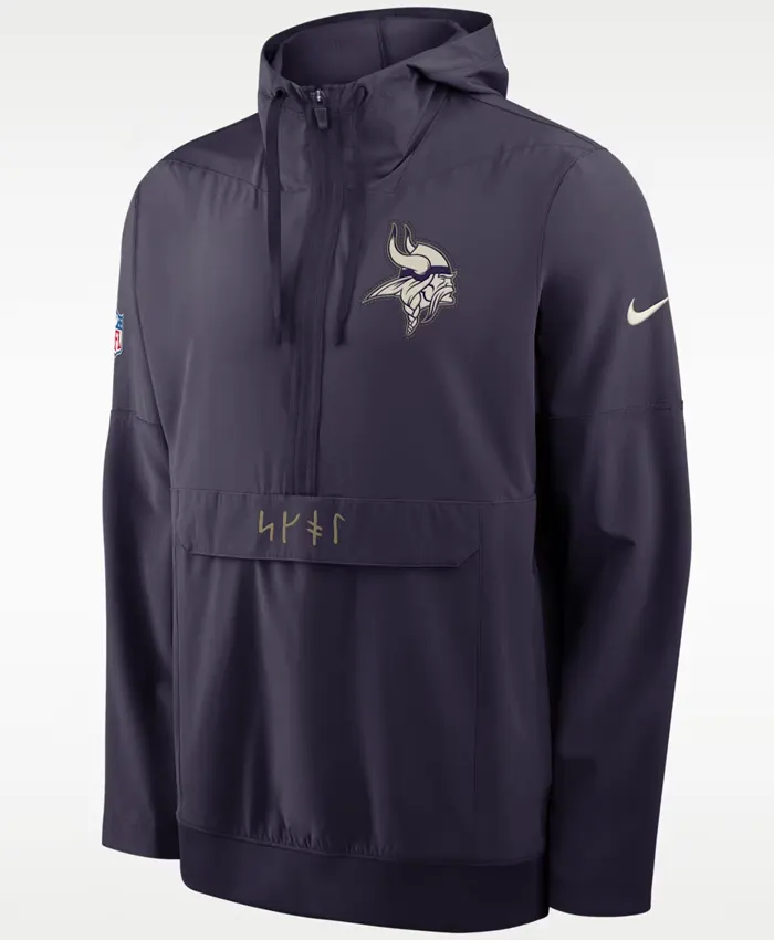 Minnesota Vikings Rivalries Sideline Nike Hooded Anorak Jacket