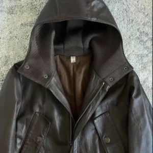 Miu Miu FW99 leather coat