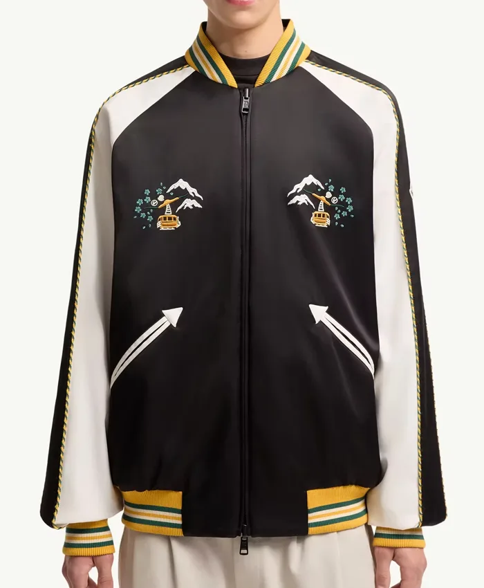 Moncler x Fragment Yūgō Satin Souvenir Jacket